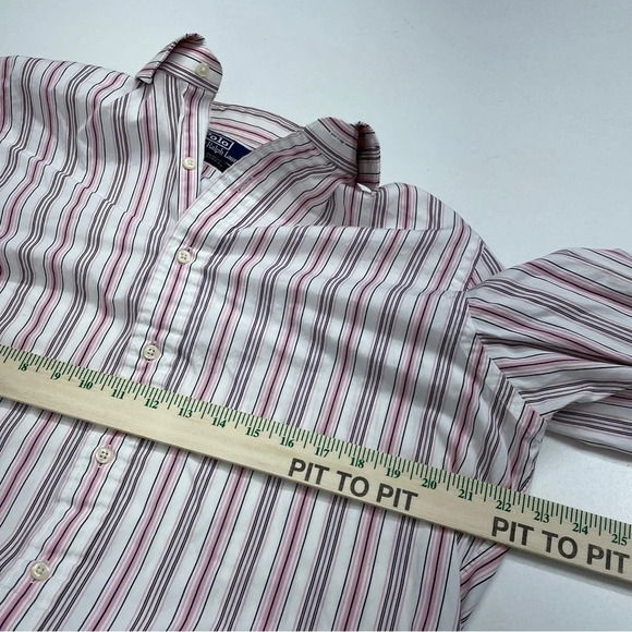 Polo Ralph Lauren Mens Size L Regent Long Sleeve Button Down Shirt 0517 - Picture 6 of 7